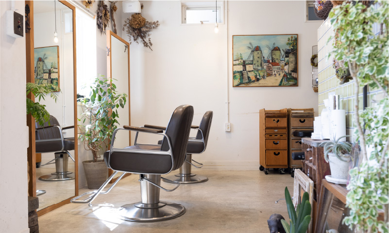 hidamari 美容室 写真